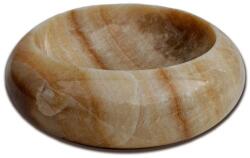 Indera Mosdókagyló természetes kőből - FEROX Onyx Ø40 (LX59166)