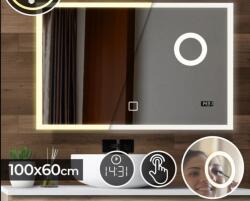 Aquamarin Fürdőszobatükör LED 100 x 60 cm A++ (LEDSP02-100x60)