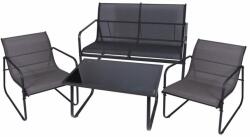 Garthen Kerti 4 részes szett Astoria acél szerkezet szürke (GM36457)