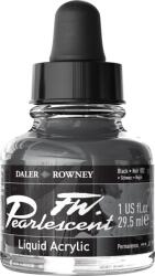 Daler Rowney FW Pearlescent Akril tinta Black 29, 5 ml 1 db (603201032)