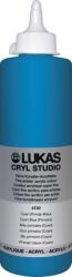 LUKAS Cryl Studio Plastic Bottle Akril festék Cyan Blue (Primary) 500 ml 1 db (747200500)