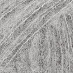 DROPS Design Brushed Alpaca Silk Uni Colour 02 Light Grey Kötőfonal (109802)
