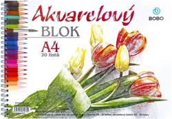 BOBO Watercolour Pad Vázlatfüzet 20 A4 250 g (20840)