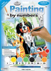 Royal & Langnickel Picturi pe numere Family Pets (<![CDATA[PJS29]]>) Carte de colorat