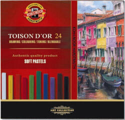 KOH-I-NOOR Toisor D'or Soft Pastels Szárazpasztell készlet 24 db (8584024001KS)