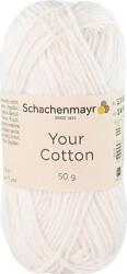 Schachenmayr Your Cotton 00001 White Kötőfonal (9807019-00001)