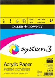 Daler-Rowney System3 Acrylic Paper Vázlattömb System3 A5 230 g (403600500)