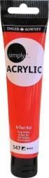 Daler-Rowney Simply Akril festék Brilliant Red 75 ml 1 db (126975547)