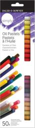Daler Rowney Simply Oil Pastel Set de pasteluri în ulei 50 Bucăți (157500050)