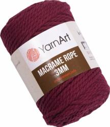 YARNART Macrame Rope 3 mm 63 m 781 Dark Pink Zsinór (Macrame Rope 3 mm 781)