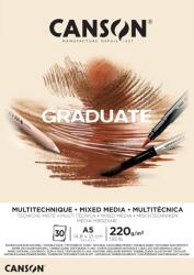 Canson Pad Graduate Mixed Media Vázlatfüzet A5 220 g Natural (C400110367)
