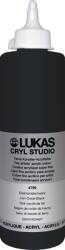 LUKAS Cryl Studio Plastic Bottle Akril festék Iron Oxid Black 500 ml 1 db (747990500)