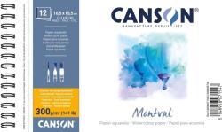 Canson Sp Montval Cold Pressed Vázlatfüzet 12 A6 300 g Natural White (C200807154)