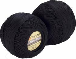 YARNART Canarias 9999 Black Horgolt fonal (Canarias 9999)