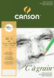 Canson Pad Càgrain Vázlatfüzet A4 125 g White (C400060605)