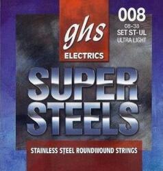 GHS Super Steels 8-38 Elektromos gitárhúrok (GHS ST UL)