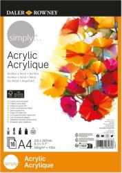 Daler-Rowney Simply Acrylic Paper Simply Vázlatfüzet A4 90 g (436731400)