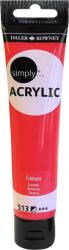 Daler-Rowney Simply Akril festék Crimson 75 ml 1 db (126975513)