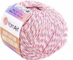 YARNART Baby Cotton Multicolor 5217 Pink Mint Kötőfonal (Baby Cotton Multicolor 5217)
