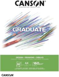 Canson Pad Graduate Drawing White Paper Vázlattömb A4 160 g White (C400110365)