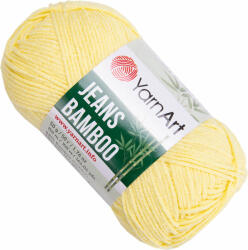 YARNART Jeans Bamboo 104 Yellow Kötőfonal (Jeans Bamboo 104)