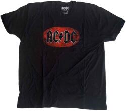 AC/DC Ing Oval Logo Vintage Unisex Black L (ACDCTS70MB03)