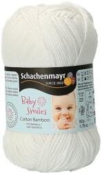 Schachenmayr Baby Smiles Cotton Bamboo 01001 White Kötőfonal (9807370-01001-SCHACHENMAYR)
