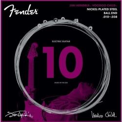 Fender Hendrix Voodoo Child Ball End Nickel Plated Steel 10-38 Corzi chitare electrice (0730250609)