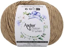 Anchor Cotton 'n' Linen 00004 Latte Horgolt fonal (4680004-00004)