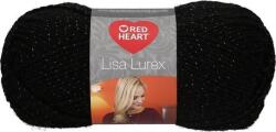 Red Heart Lisa Lurex 00010 Black Kötőfonal (9809819-00010)