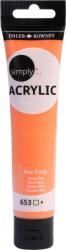 Daler-Rowney Simply Akril festék Neon Orange 75 ml 1 db (126975653)