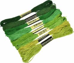 Alma TH013-C6 Green 8 m Hímzőfonal (TH013-C6)