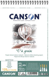 Canson Sp Càgrain Vázlatfüzet 30 A5 125 g White (C400060621)