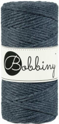 Bobbiny Macrame Cord 3 mm 100 m Charcoal Șnur (<![CDATA[MS-E009]]>)