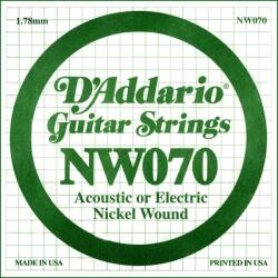 D'Addario NW 070 Coardă individuală pentru chitară (NW070)