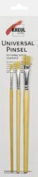 Kreul Universal Bristle Lapos ecsetkészlet 3 db (723002)