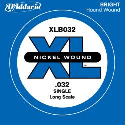D'Addario XLB032 Coardă individuală pentru bas (XLB032)