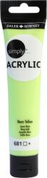 Daler-Rowney Simply Akril festék Neon Yellow 75 ml 1 db (126975681)