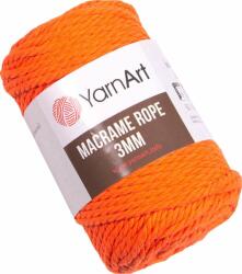 YARNART Macrame Rope 3 mm 63 m 800 Bright Orange Zsinór (Macrame Rope 3 mm 800)