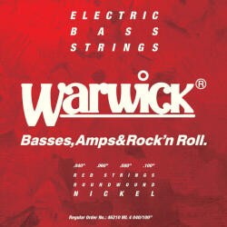 Warwick 46210-ML-4 Corzi pentru chitare bas (<![CDATA[46210 ML 4 040/100"]]>)