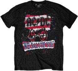 AC/DC Ing We Salute You Stripe Unisex Black 2XL (GDAACDCTS02MB05)