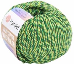 YARNART Baby Cotton Multicolor 5207 Green Kötőfonal (Baby Cotton Multicolor 5207)