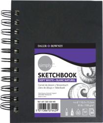 Daler-Rowney Simply Sketchbook Simply Vázlatfüzet 10, 2 x 15, 2 cm 100 g Black (481500406)
