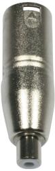 ADJ AC-A-XM3/RF XLR 3 pol M-RCA F Adaptor XLR-RCA (1613000016)