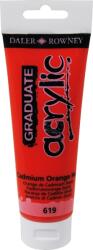 Daler-Rowney Graduate Akril festék Cadmium Orange Hue 120 ml 1 db (123120619)
