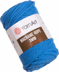 YARNART Macrame Rope 3 mm 3 mm 63 m 786 Dark Blue Zsinór (Macrame Rope 3 mm 786)