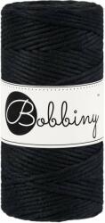 Bobbiny Macrame Cord 3 mm 100 m Black Zsinór (MS-E007)