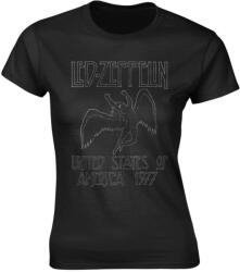 Led Zeppelin Ing Usa 1977 Black XL (RTLZEGSBUS77XL)