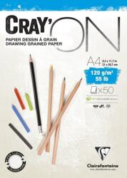 Clairefontaine Cray'On Glued Pad Vázlatfüzet A4 120 g (975020C)