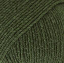 DROPS Design Cotton Merino Uni Colour 22 Dark Green Kötőfonal (105122)